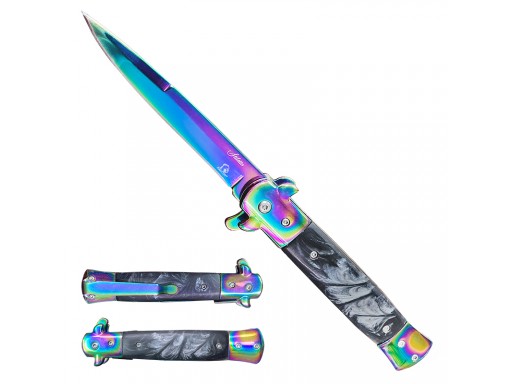 Falcon 9" Spring Assisted Pocket Knife KS6008RBB